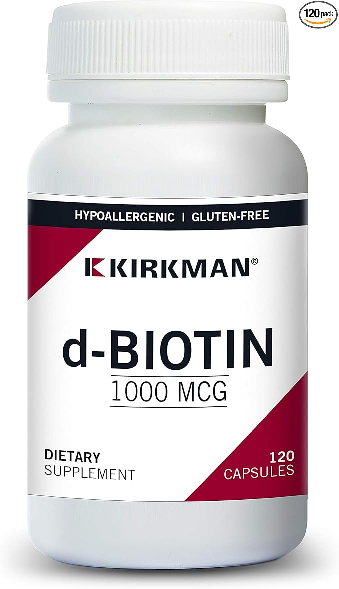 d-Biotin 1000 mcg Capsules - Hypo - 120 count