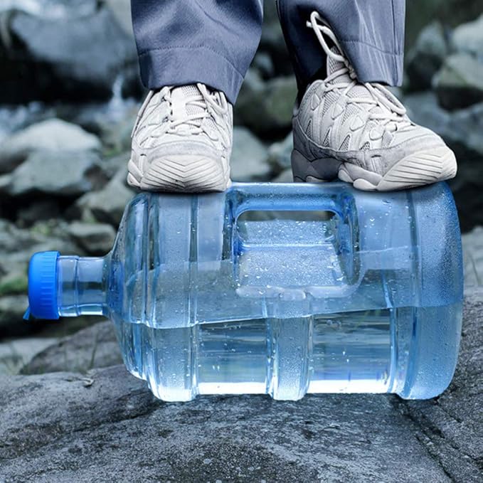 LIOOBO Camping Water Storage Drinking Container: Plastic Water Jug Big Bottle for Hiking Mountaineering Picnic Fishing Car Office 0. 8 Gallon