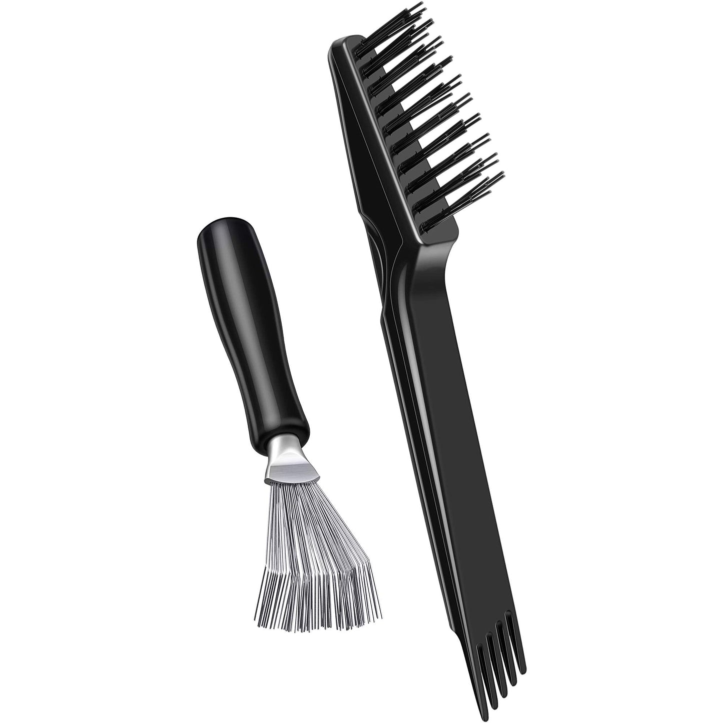 Boao 2 Pieces Hair Brush Cleaning Tool Comb Cleaner Brush Mini Comb Cleaning Hair Remover Tool for Removing Dust Home and Salon