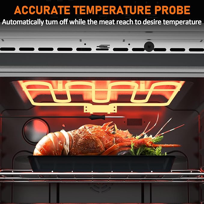 LinTimes Stainless Steel 30" Touch Control Built-in Oven HEW3001 - Microwave Drawer, Microwave Countertop, Electric Built-in Touch Panel Oven, Microondas Con Extractor De Cocina
