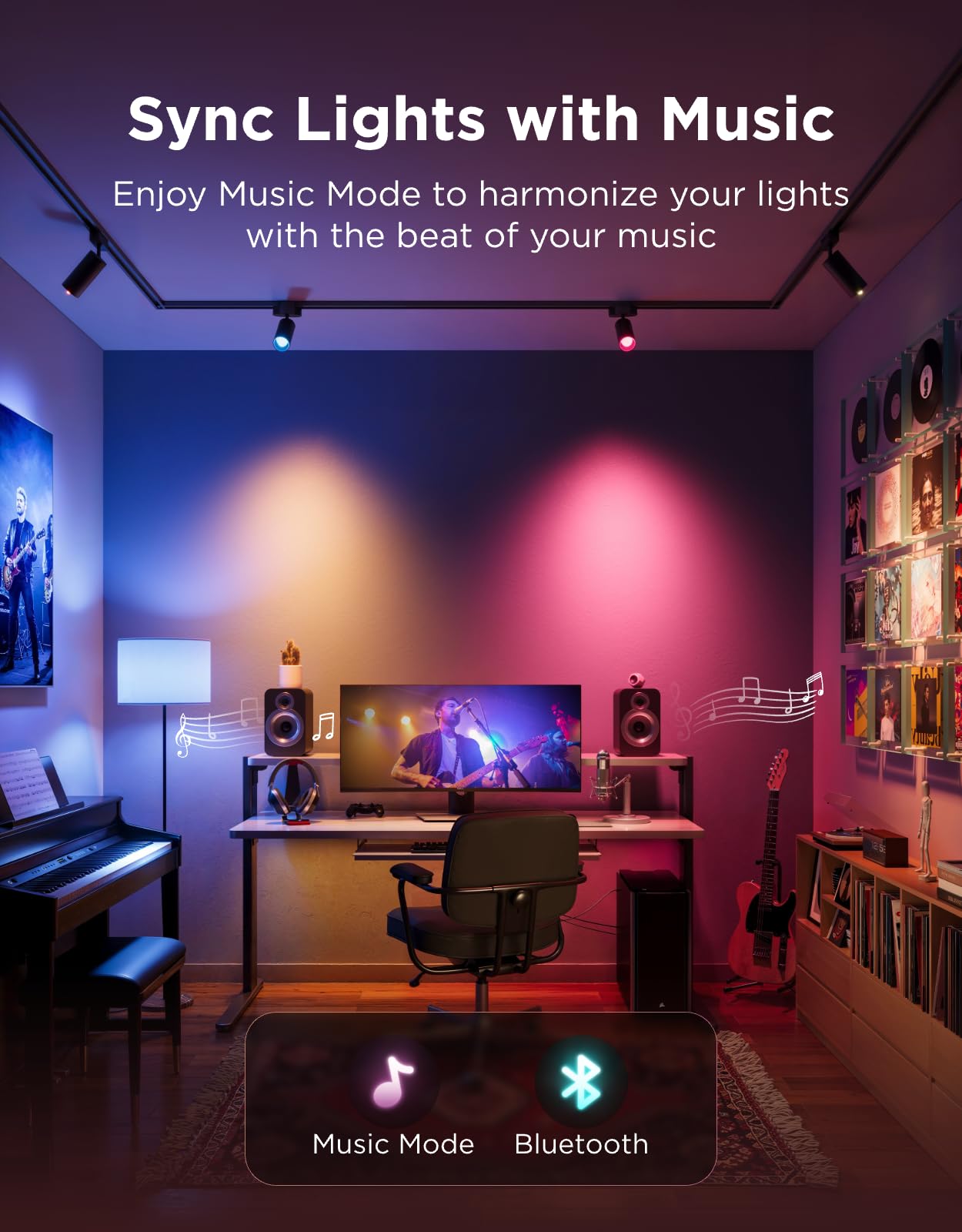 Govee E12 Led Bulb, Smart Light Bulbs Work with Matter, Alexa, Google Assistant, WiFi Candelabra Bulbs 40 Watt Equivalent, RGBWW Color Changing Light Bulb, 2.4Ghz Only, 450 LM, 4 Pack