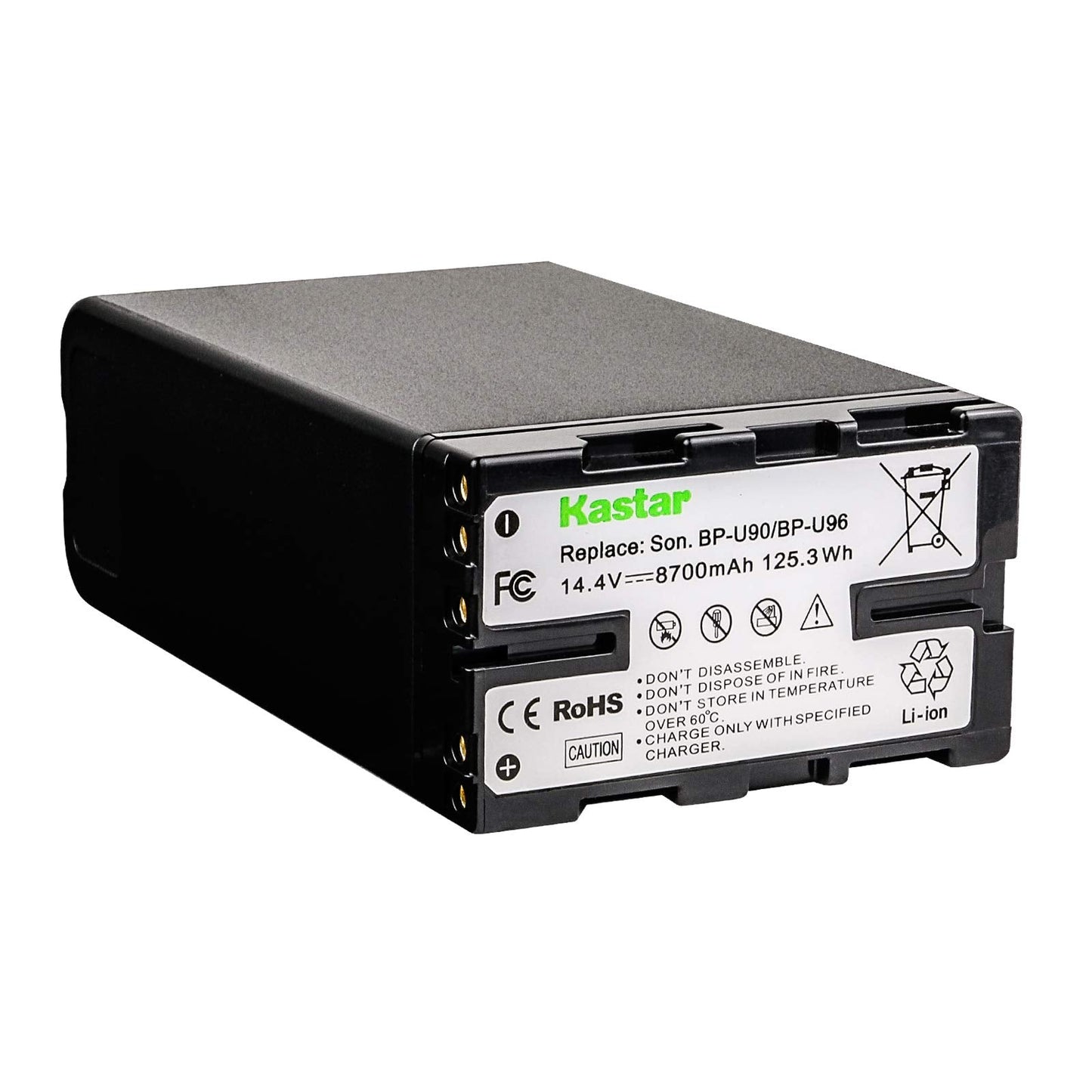 Kastar Battery For Sony Bp-U90 Bp-U60 Bp-U30 Pxw-Fs7/Fs5/X180/Fx9 Pmw-100/150/150P/160 Pmw-200/300 Pmw-Ex1/Ex1R Pmw-Ex3/Ex3R Pmw