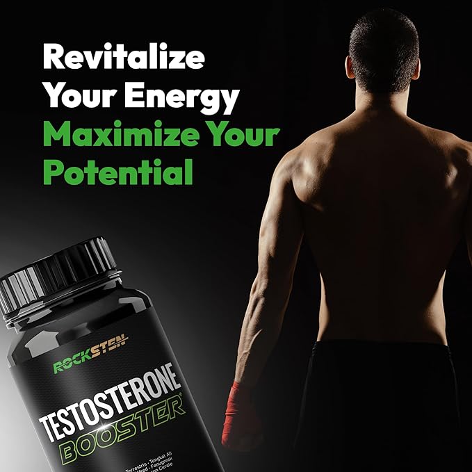 Testosterone Booster Men Supplement - Male Enhancing Support with Tribulus Terrestris Tongkat Ali Fenugreek Red Ginseng - Stamina Energy Test Boost Capsules for Muscle Growth Body Building Workout