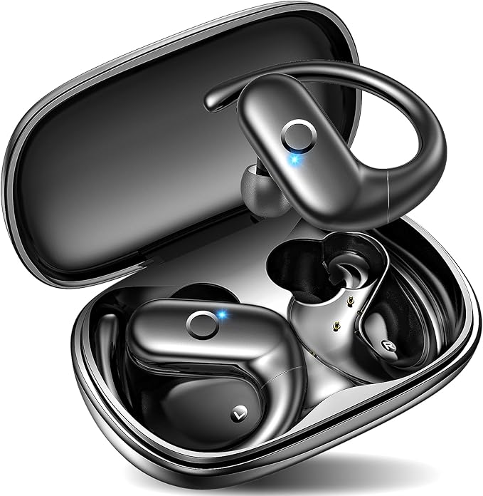 kurdene Wireless Earbuds Bluetooth Headphones Sport,Over Ear Buds with Deep Bass Sound,60Hrs Playtime Earphones Redesigned...