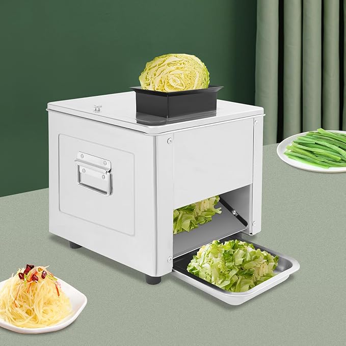 850W Electric Meat Cutter Machine 5mm Electric Meat Slicer Shredded Cutting Machine, 330lb/h Stainless Steel Food Cutting Slicer for Family and Commercial Use (Meat thickness: 5mm)