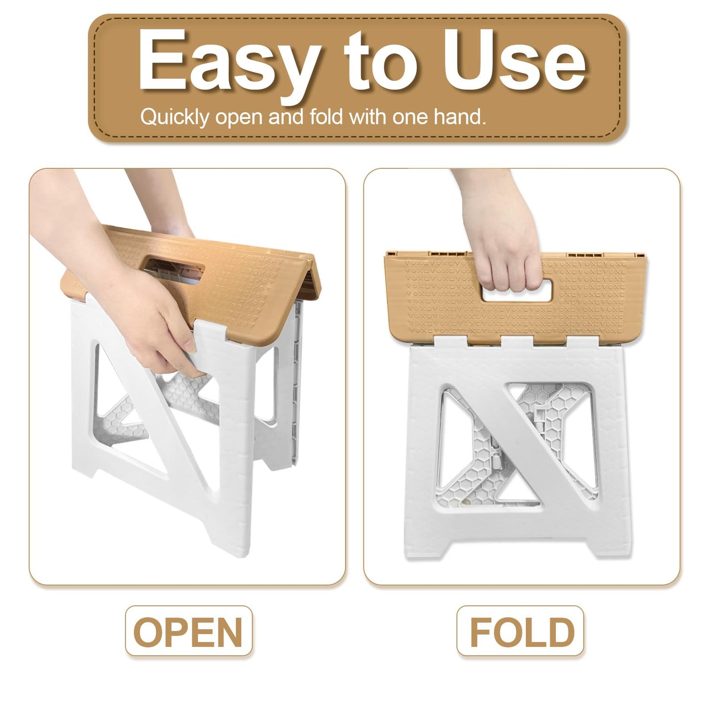Shower Stool for Shaving Legs, 1 Pack Foot Rest Folding Stool Step to Shave Legs Shaving for Inside Shower Foldable Small Waterp