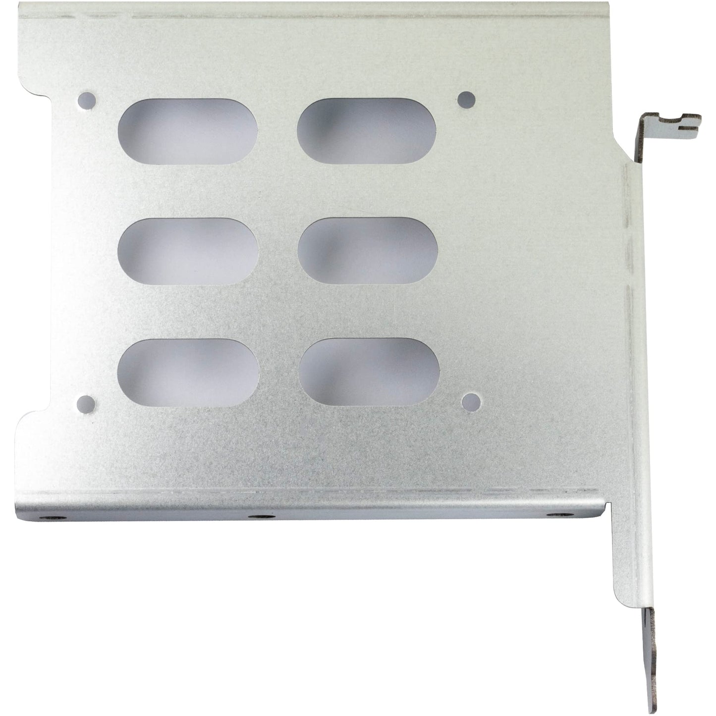 2Pcs 2.5  To 3.5  Hard Drive Tray Holder For Pci Ssd Hdd Metal Mounting Bracket Adapter