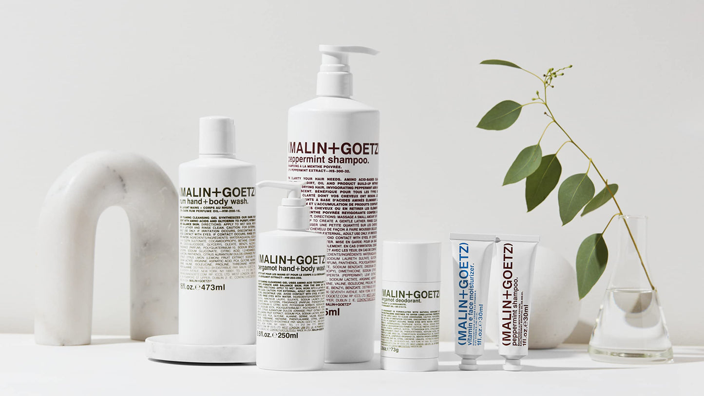 Malin + Goetz Peppermint Shampoo - Men & Women Clarifying Shampoo, Natural Hair Shampoo to Cleanse & Hydrate, Scalp Shampoo Trea