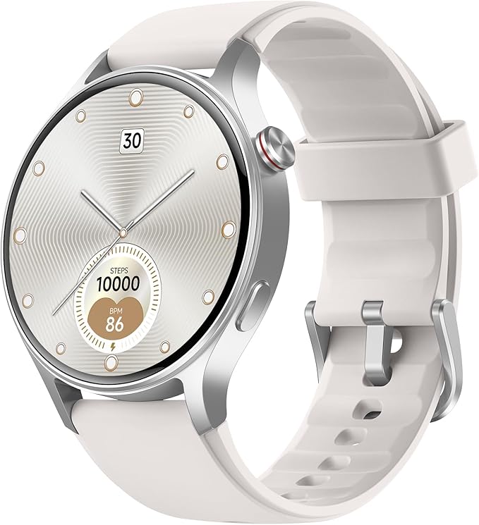 Smart Watch for Women, Answer/Make Call, AMOLED Ultra-Clear Screen Activity Trackers with Heart Rate/Sleep/SpO2 Monitor, S...