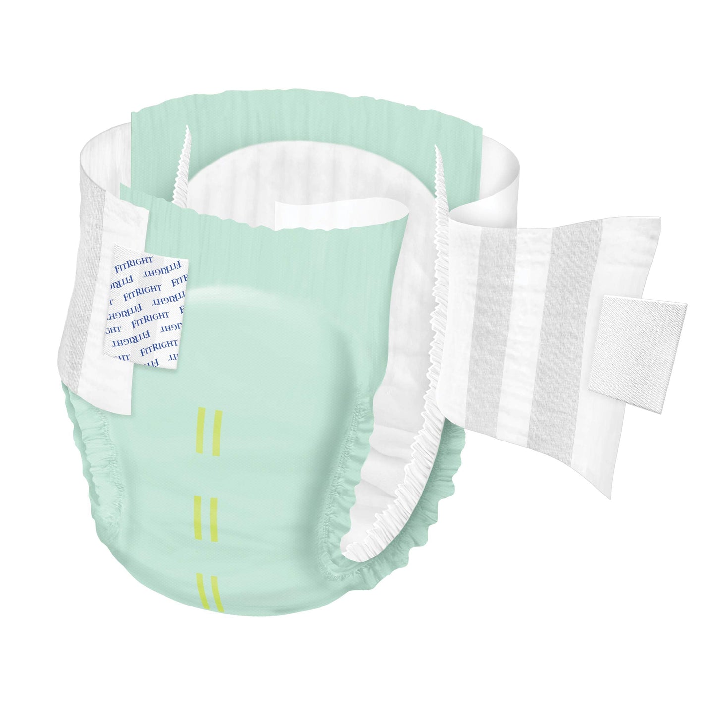 FitRight Stretch Ultra Adult Briefs, Incontinence Diapers with Tabs, Heavy Absorbency, Large/XL/2XL, 51 to 70", 20 Count
