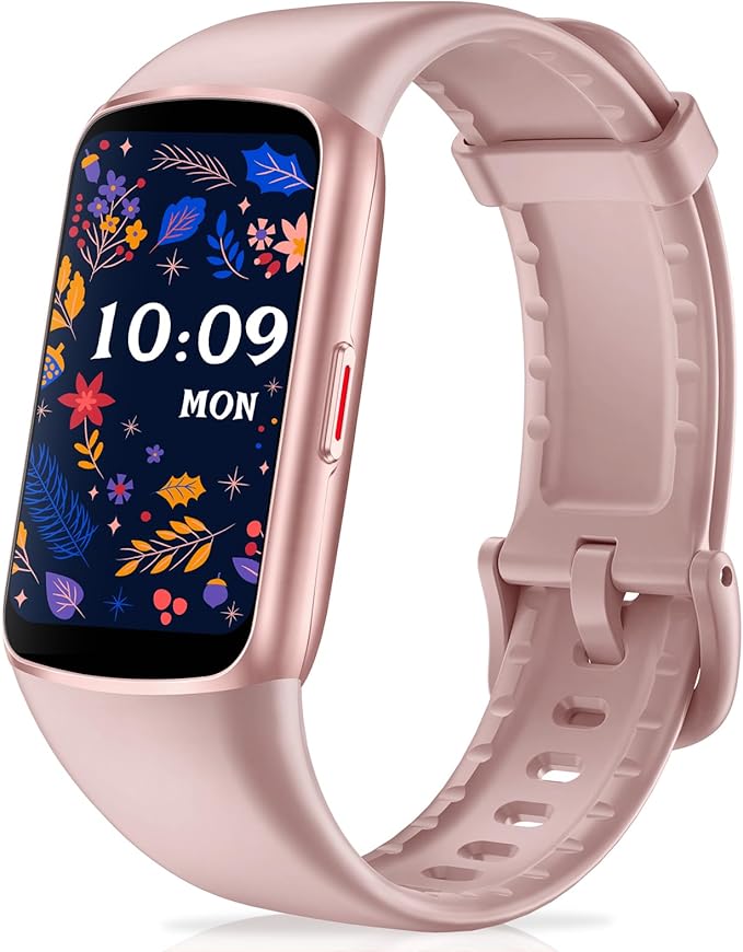 Moremore Fitness Tracker with 24/7 Heart Rate, Sleep Tracker, Step Tracker, Calorie Tracking, IP68 Waterproof Activity Tra...