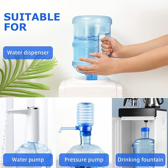 LIOOBO Camping Water Storage Drinking Container: Plastic Water Jug Big Bottle for Hiking Mountaineering Picnic Fishing Car Office 0. 8 Gallon
