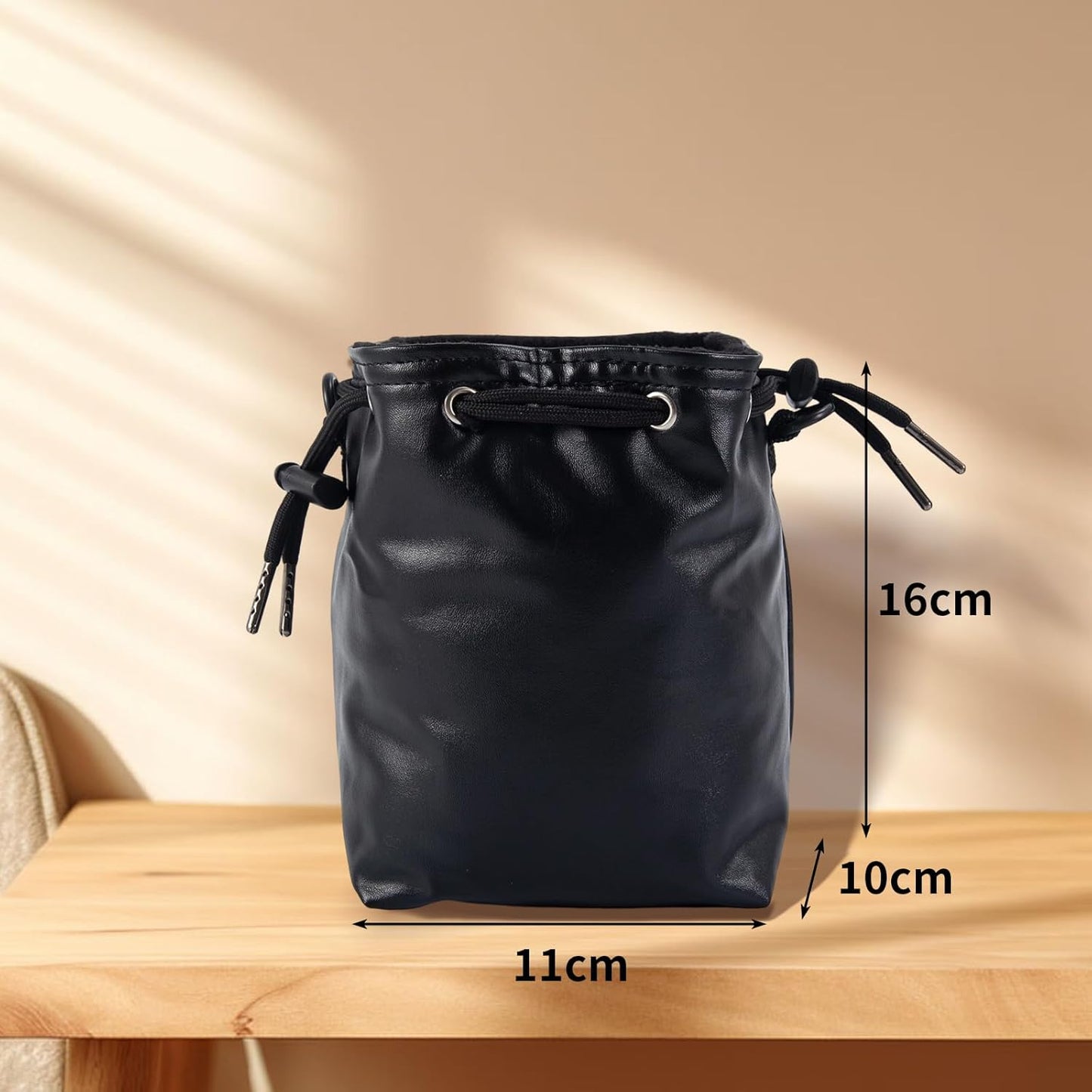 Golf Valuables Pouch with Drawstrings Golf Ball Bucket Bag Storage Golfs Tee Bag Pouch Waterproof Handbag Portable Golfs Accessories for Men and Women