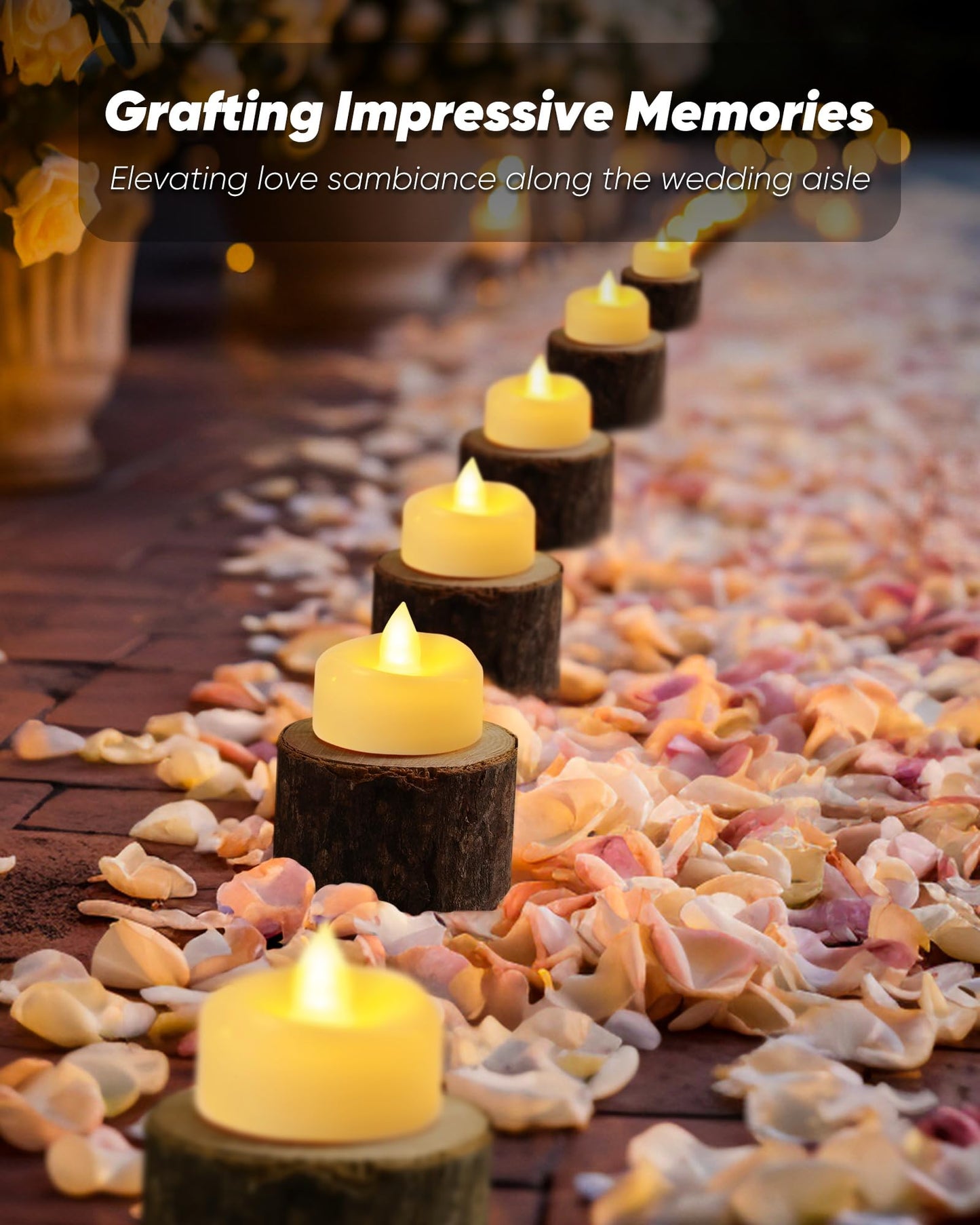 BEICHI Flameless Candles, 12/24/50/100/150 Pack Tea Lights Battery Operated, No Flickering Votive Candles LED Tea Lights for Halloween Christmas Wedding Home (150 Pack, Ivory Shell)