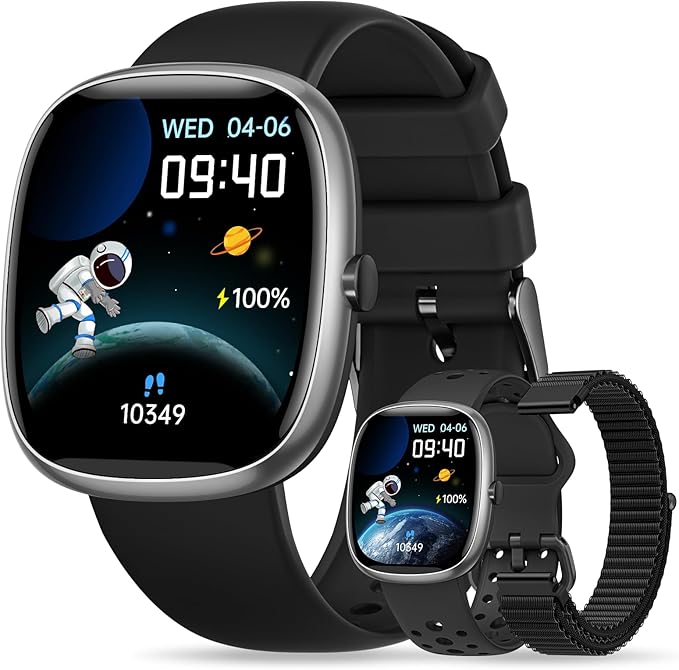 Smart Watch for Kids Girls Gift: No APP No Phone Needed Watch with Heart Rate Sleep Monitor Pedometer, Music Player, Alarm...