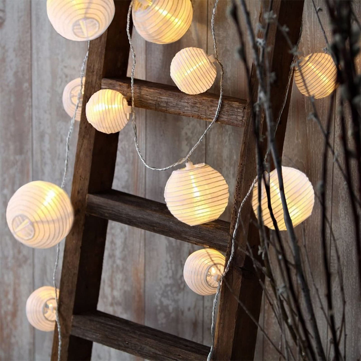 Vigdur Decorative String Lights - 10 LED White Lights, 9.84FT, Nylon, Irregular White Light for Indoor/Outdoor Use