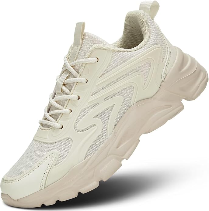 Womens Walking Shoes Casual Running Tennis Gym Sneakers Lightweight Breathable Mesh Workout Sports Soft Sole