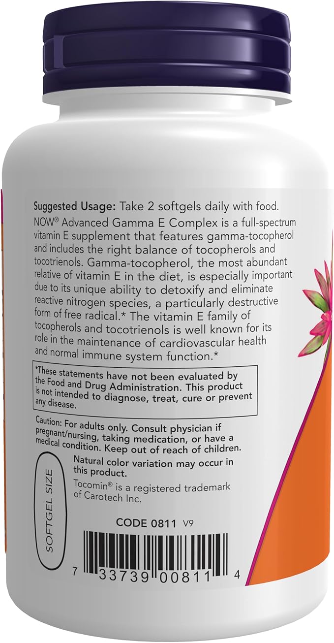Now Foods, Gamma E Complex, 120 Softgels