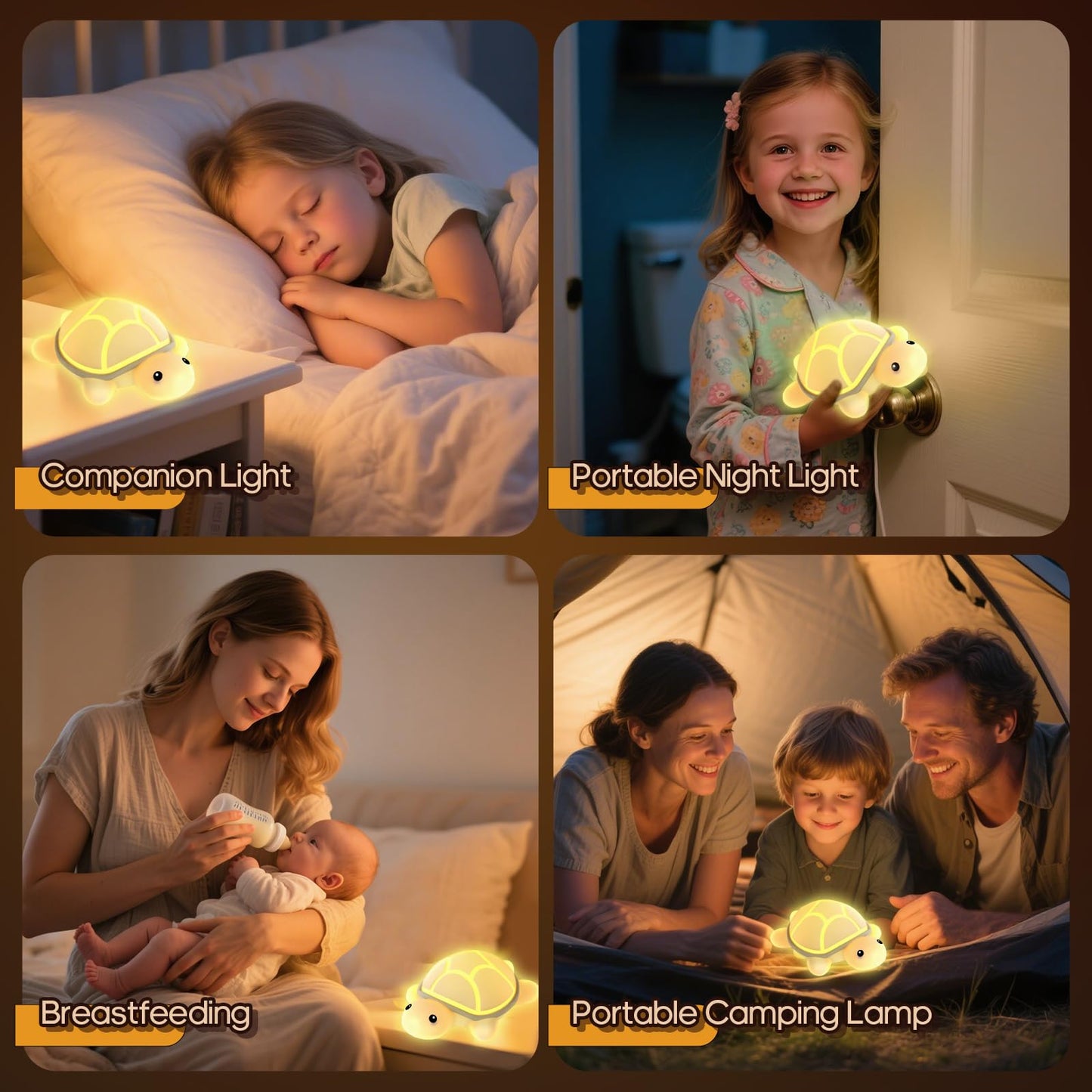 Turtle Night Light For Kids  7 Color Changing & Touch Control  Rechargeable Usb Silicone Squishy Led Lamp For Breastfeeding  Baby Toddler Sleep  Nursery Kids Bedside  Ideal Gift For Boys Girls
