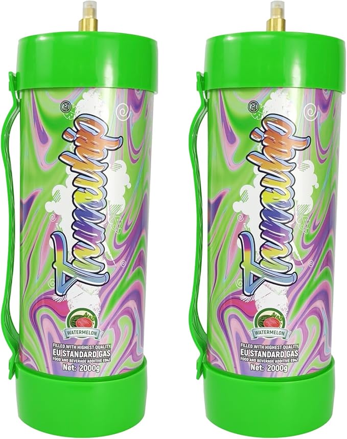 3.3L / 2000G Food-Grade Steel Cylinder – Leakproof, Kitchen-Safe, Stainless Steel Compatible Kitchen Tools (2, watermelon)