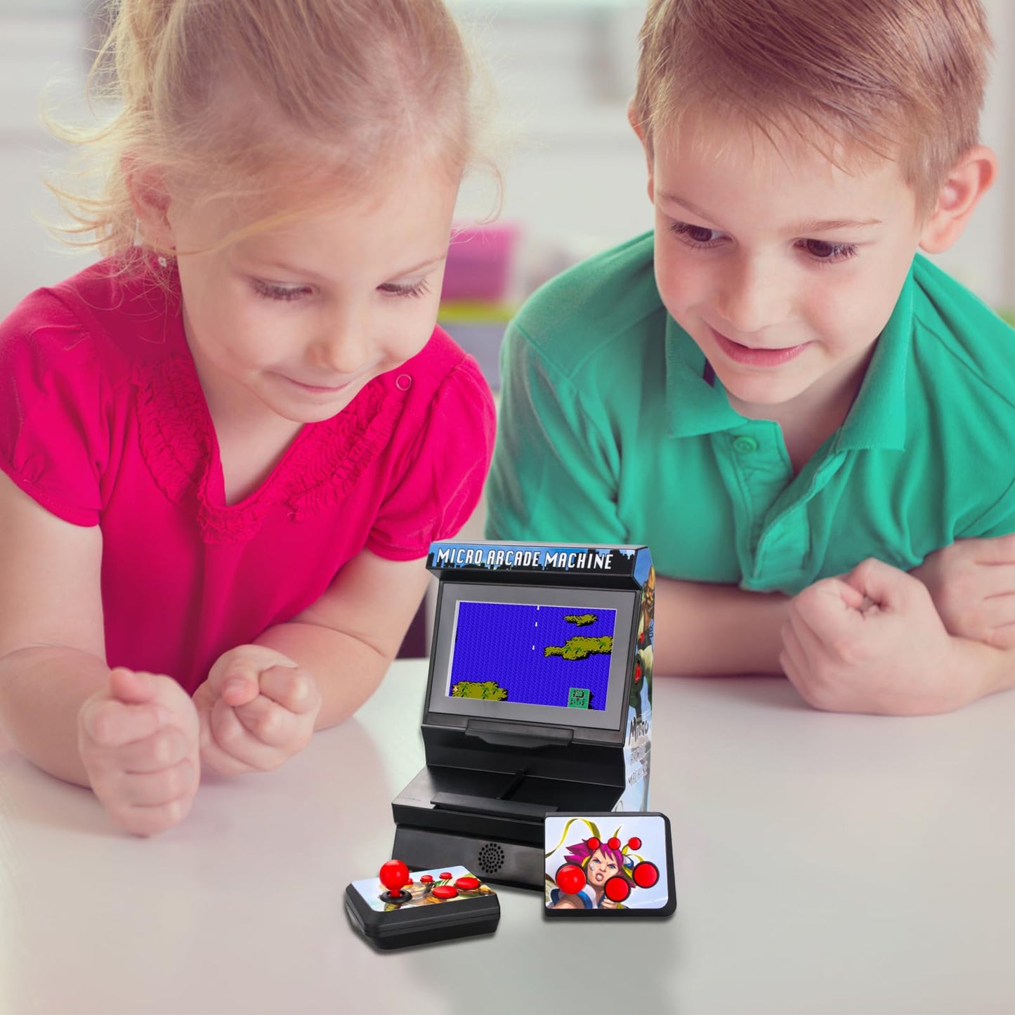 Retro Game Console with 300 Built-in Games - 4.3" Full-Color LCD Screen & Dual Play Modes (Handheld/Tabletop, AA Battery Powered)