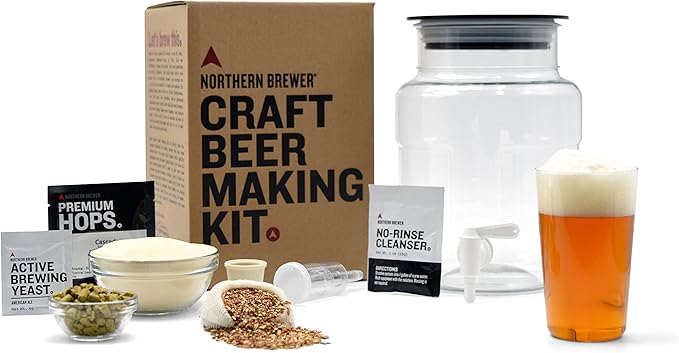 Northern Brewer - Siphonless 1 Gallon Craft Beer Making Starter Kit, Equipment and Beer Recipe Kit (Pale Ale)