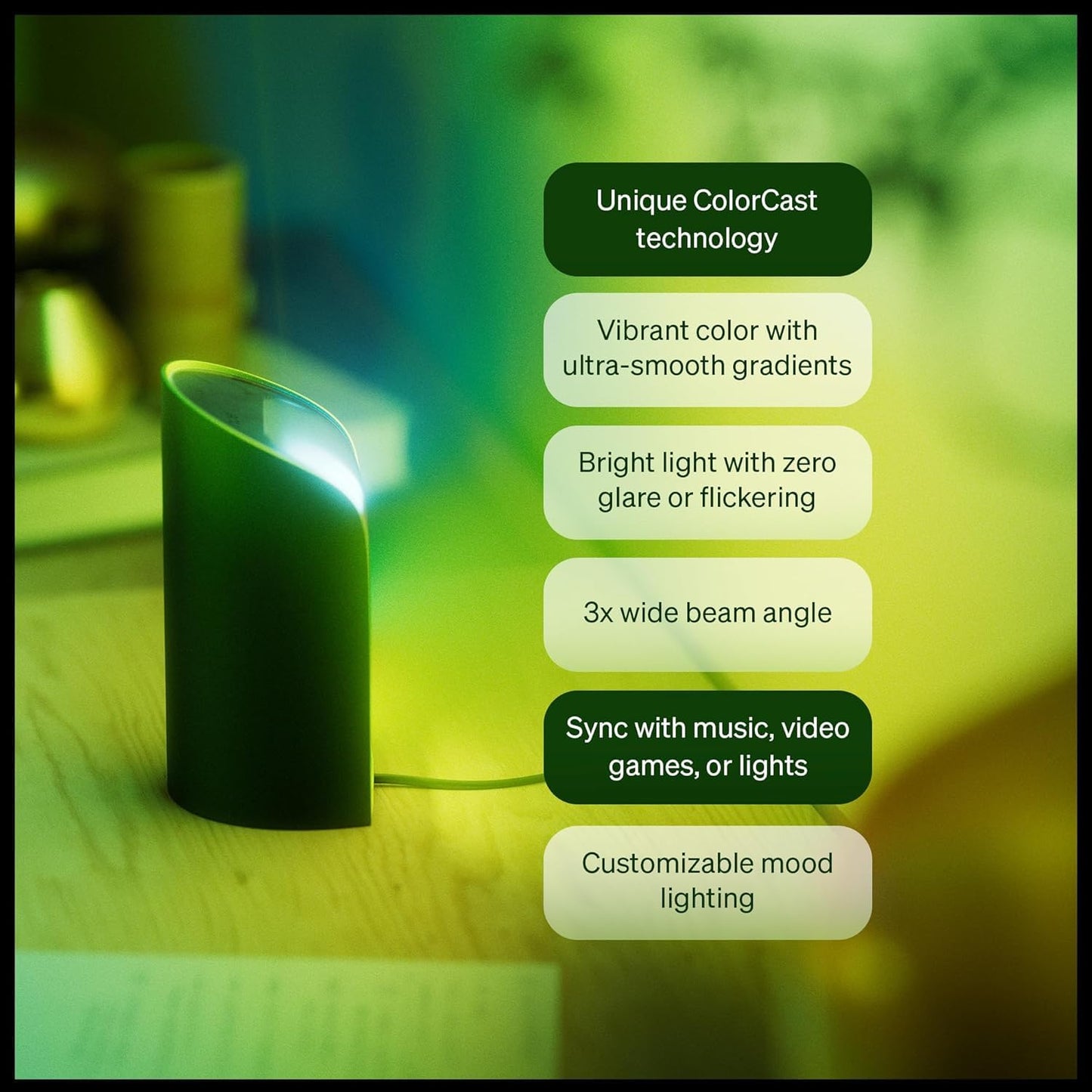 Philips Hue Play Smart Wall Washer - White & Color Light, Bluetooth, Voice Control, Model 590133, 1-Pack