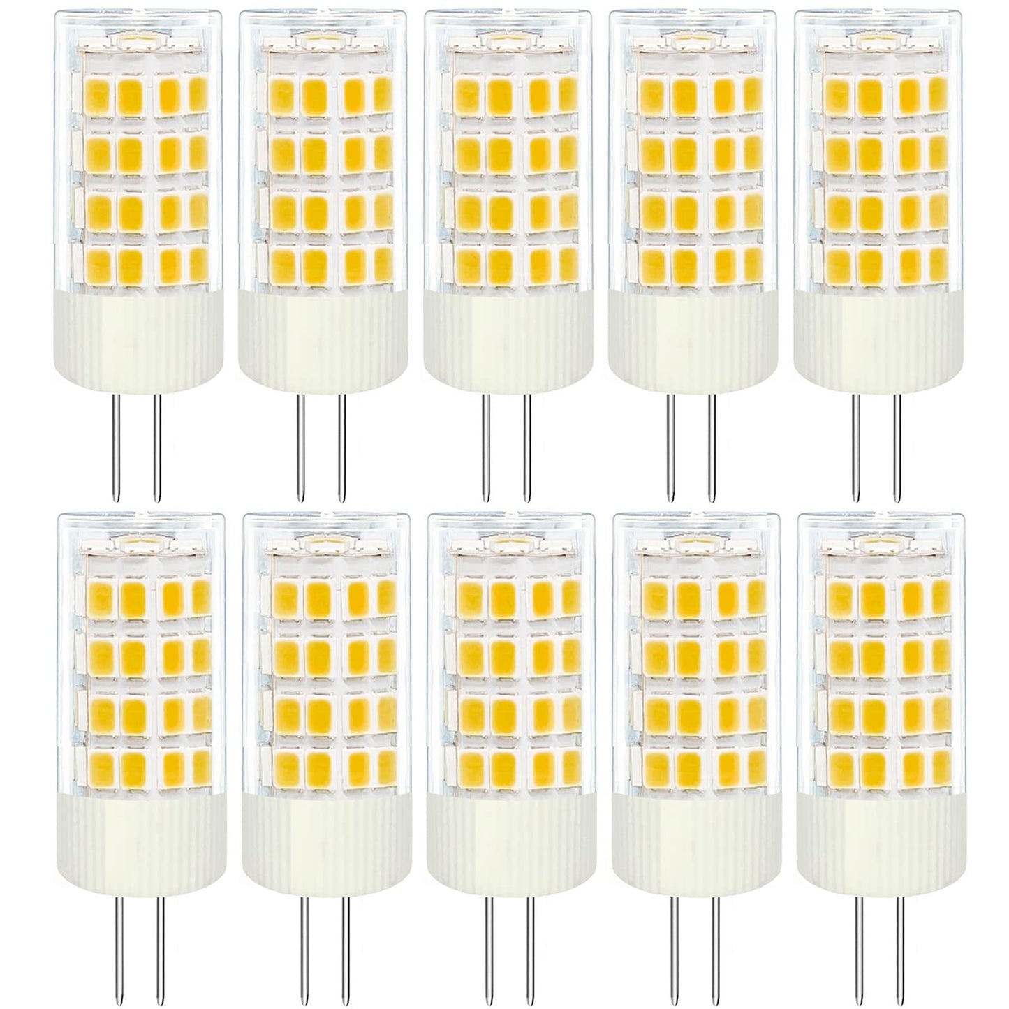 Tupolife G4 Led Bulb 3W 12V  20W -30W Halogen Jc Bulb Replacement  G4 Bi Pin Bulbs Warm White 3000K For Landscape Lighting  Under Cabinet Puck Light  Chandeliers  Track Lamp  10-Pack