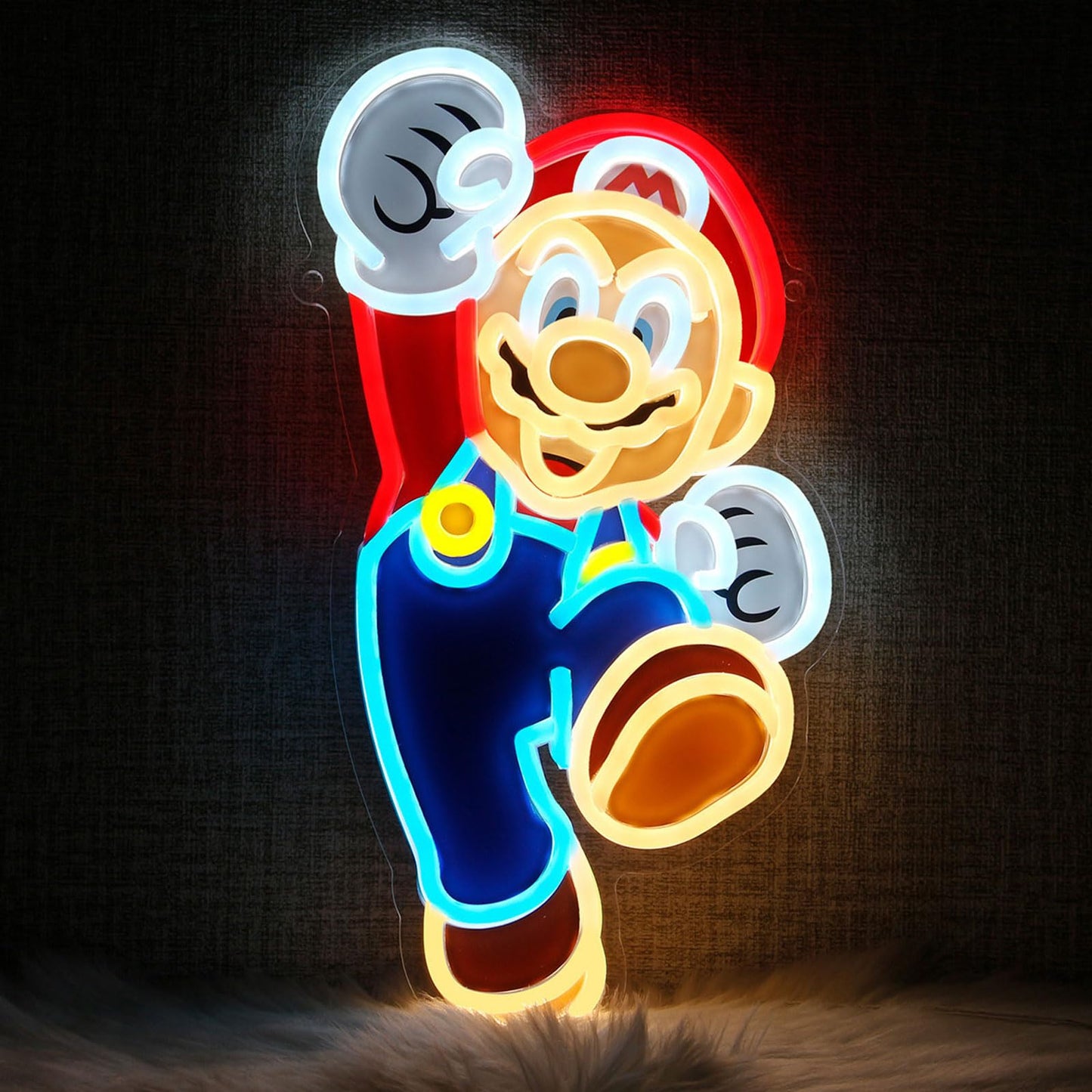 MIXIAOKIT Neon Sign, Gaming Neon Lights with Brightness Settings for Game Room Decor Bedroom Pub Club Wall Art Decor Kids Boys G