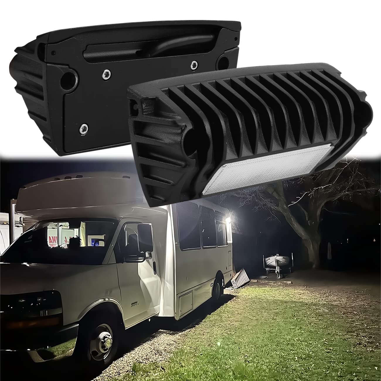 Chelhead Rv Lights Exterior  12V Rv Porch Light Aluminum Low Current Led Scene Lighting Compatible With Rv Outdoor Camper Trailers Truck Porches Towing 5Th Wheels Utility Vehicles