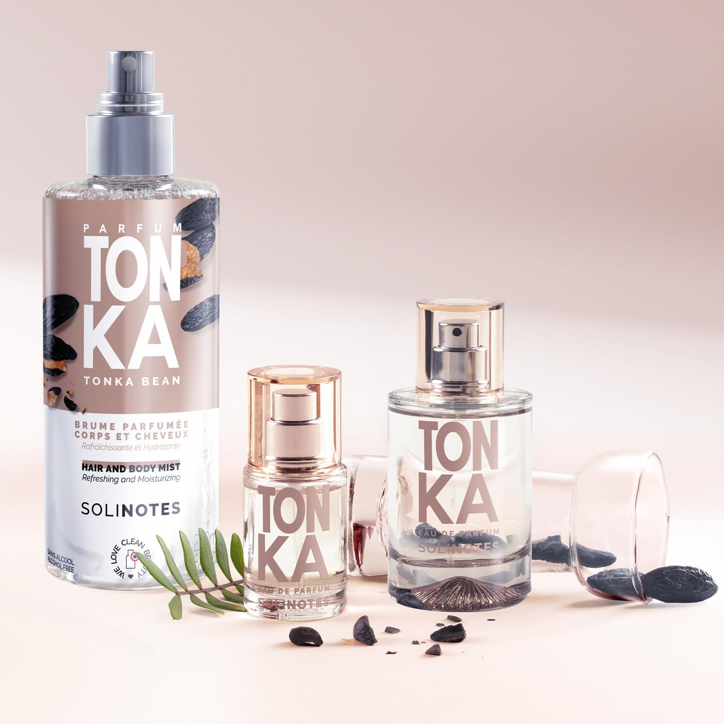 SOLINOTES Tonka Perfume for Women - Eau De Parfum | Delicate Floral and Soothing Scent - Made in France - Vegan - 0.5 fl.oz