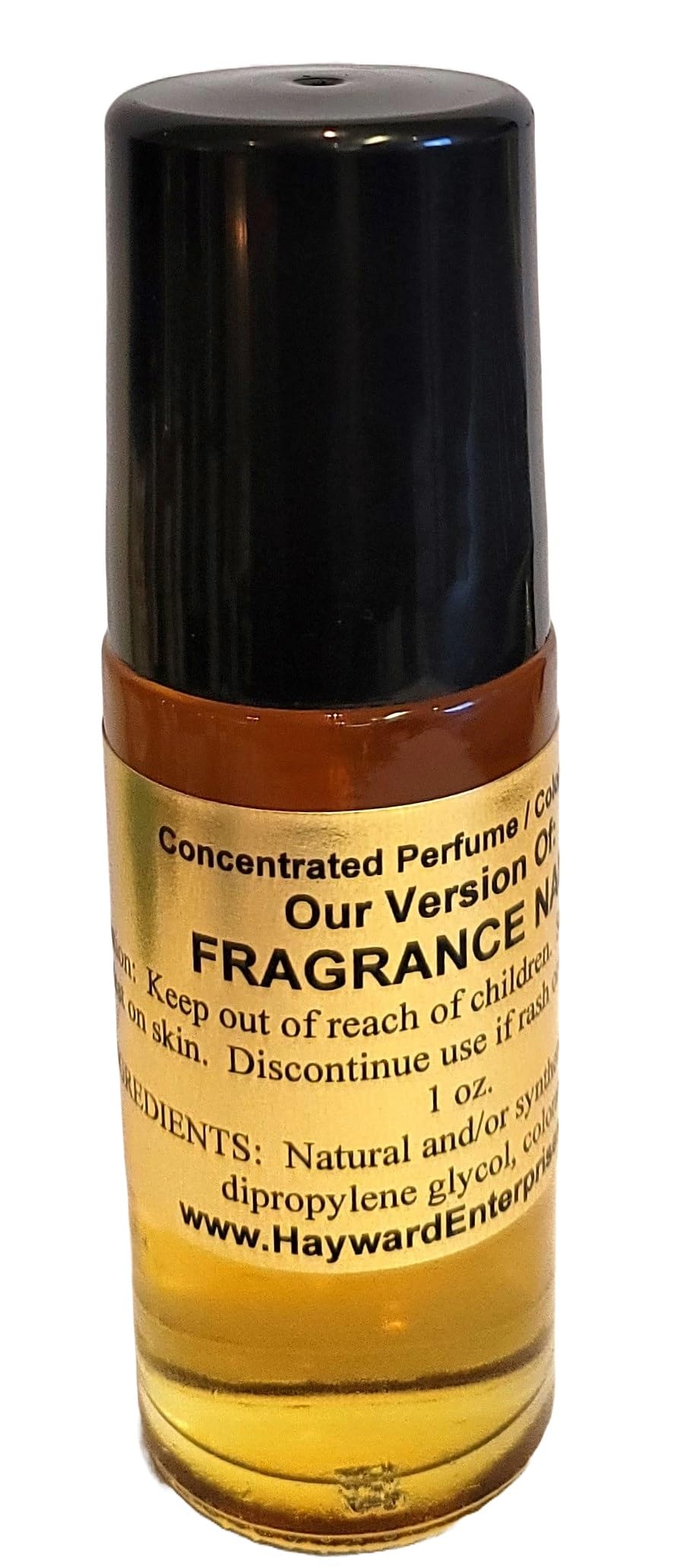 HYWD Enterprises Cologne Oil Comparable to BLACK CODE for Men, Fragrance Rendition, Eau de Parfum, 1 oz. (30ml) Glass Roll on