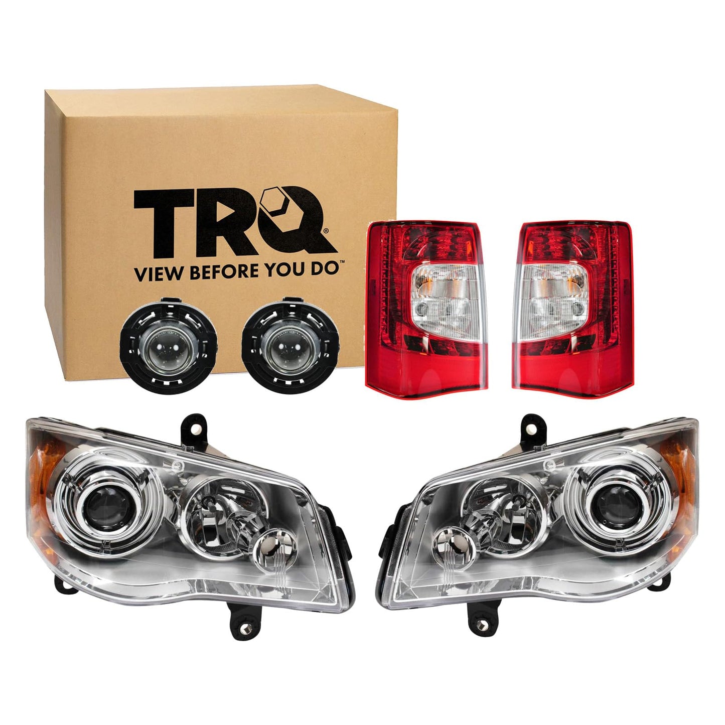 Trq Lighting Kit Ch2518126 Ch2519126 Ch2594105 Ch2800198 Ch2801198 Compatible With 2011-2016 Chrysler Town & Country