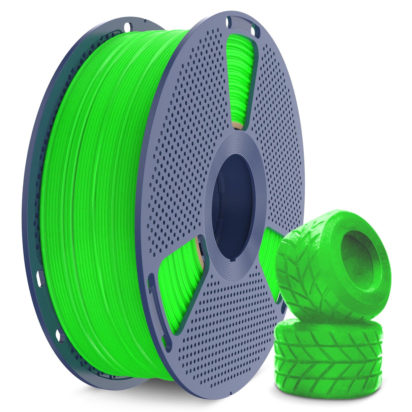 SUNLU TPU 3D Printer Filament 1.75mm, High Speed 95A TPU Filament, 1KG Flexible 3D Filament for Fast Printing, Dimensional Accur