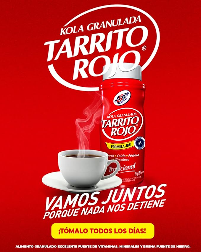 Traditional Kola Granulada Tarrito Rojo Multivitamin Supplement, 11.6 oz 2 Pack
