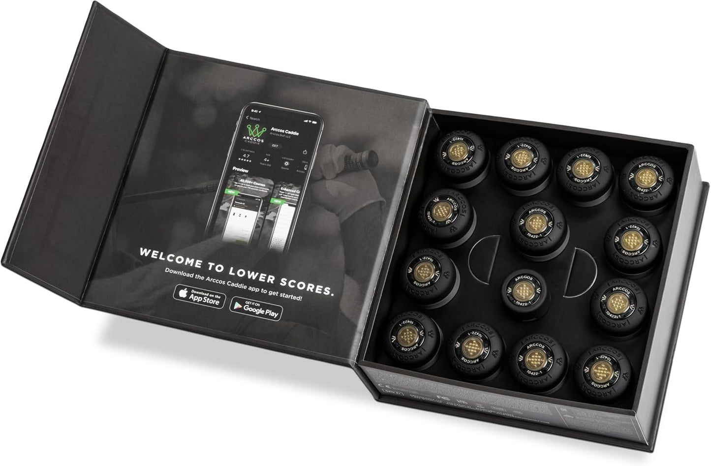 Arccos Smart Sensors: Automatic Golf Game Tracking System, A.I. Powered GPS Rangefinder & Smart Club Distances