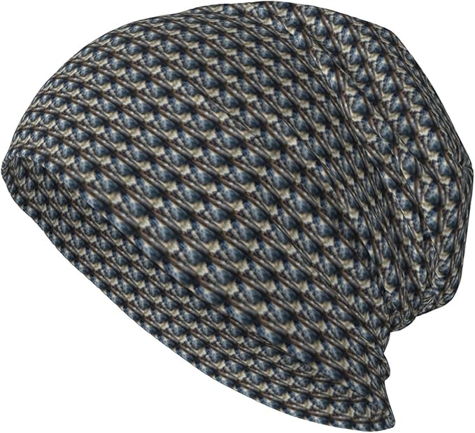 sackhg Steam Train Clouds Print Winter Beanie Hat Men Women Soft Lightweight Thermal Cap for Outdoor Skiing Wear Black