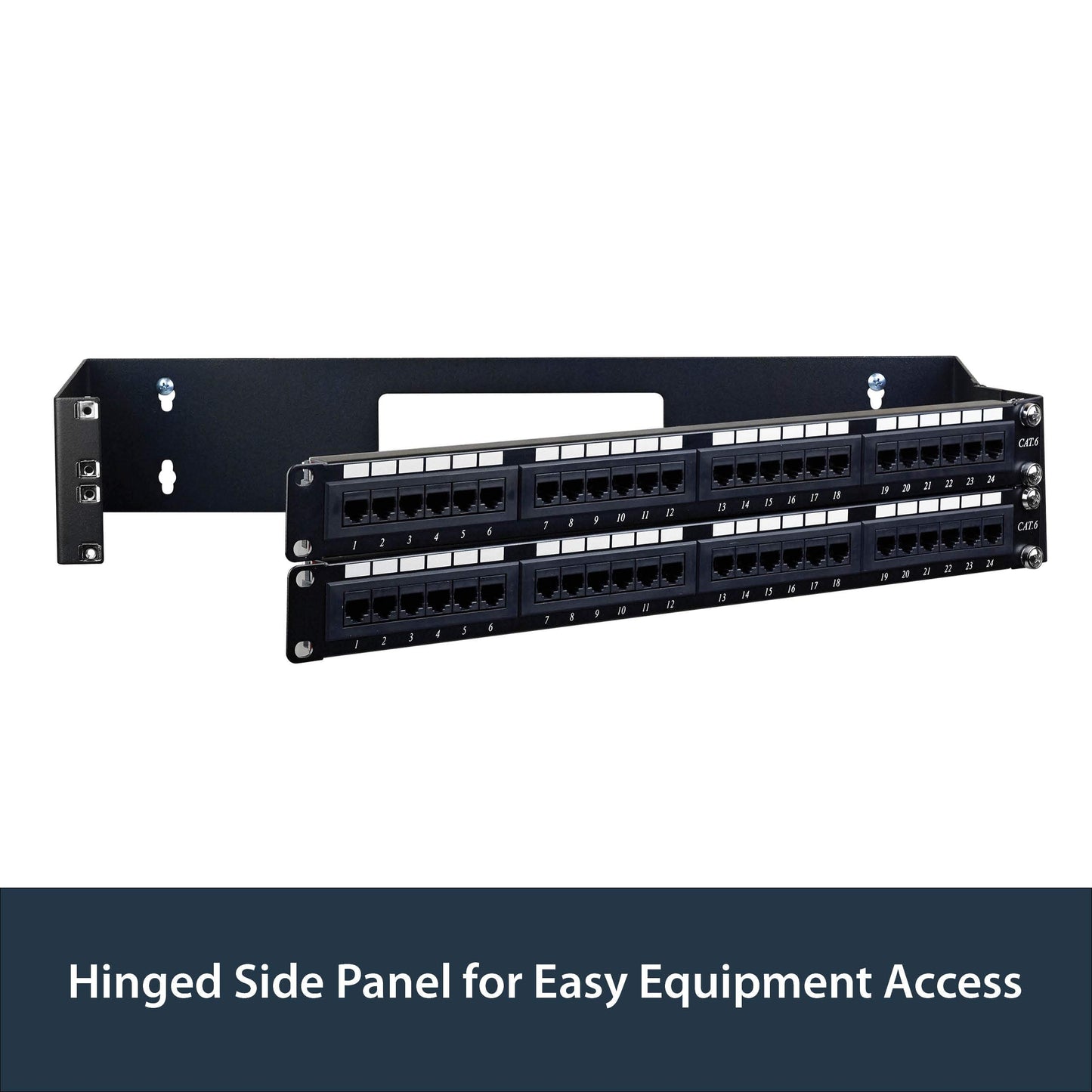Startech 2U Hinged Wallmount Bracket Wallmounth2
