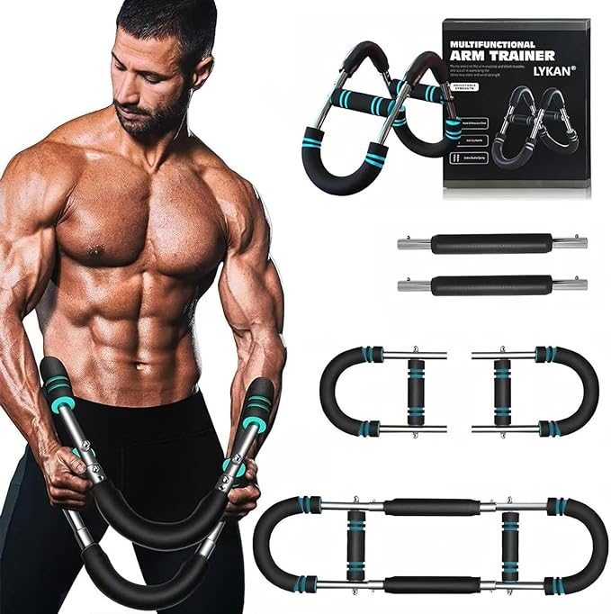 LYKAN Twister Arm Trainer, 40-100lb Adjustable Chest Workout Equipment, Arm Trainer, Twister Arm Trainer, Portable Power T...