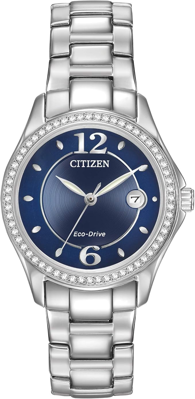 Citizen Women's Eco-Drive Dress Classic Crystal Watch in Stainless Steel