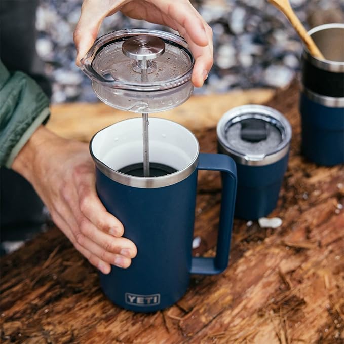 YETI Rambler 34 oz. French Press Coffee Maker, Big Sky Blue