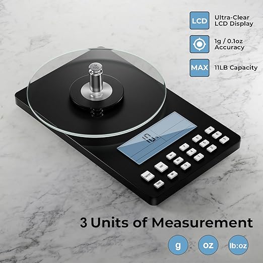 Nutrition Food Scale,5KG Digital Food Scale for Weight Loss,Prefect for Calculating Food Facts,Calorie Counting,Meal Prep,Fat,KCAL,Carbohydrates,Cholestero,with Food Grade Glass