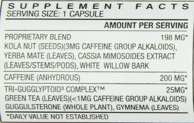 Stacker 2 Fat Burner Capphedra Free, 100-Count Bottlesules, E