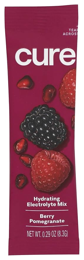 Cure Hydration Berry Pomegranate Hydration Mix Sgl, .29 OZ