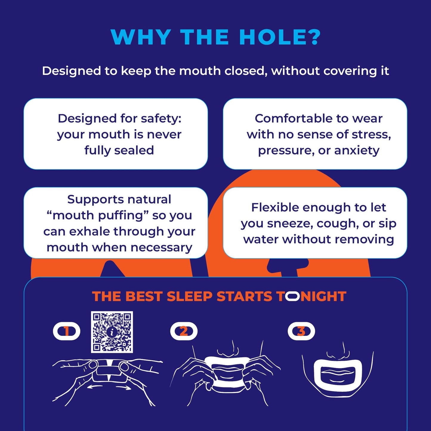 MyoTape - Sleep Tape 30 Nights Supply - Reduce Snoring - Improve Your Sleep - Promote Nasal Breathing - Comfortable & Gentle On Skin - Medium