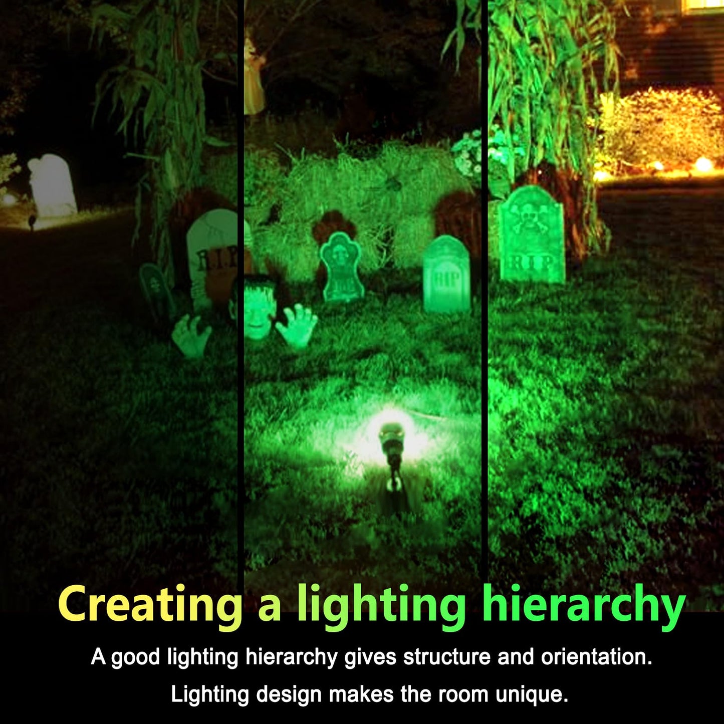 LOXYEE PAR38 Flood Light Bulb 20W Equivalent, Dimmable, E26 Base, Green, 4 Pack