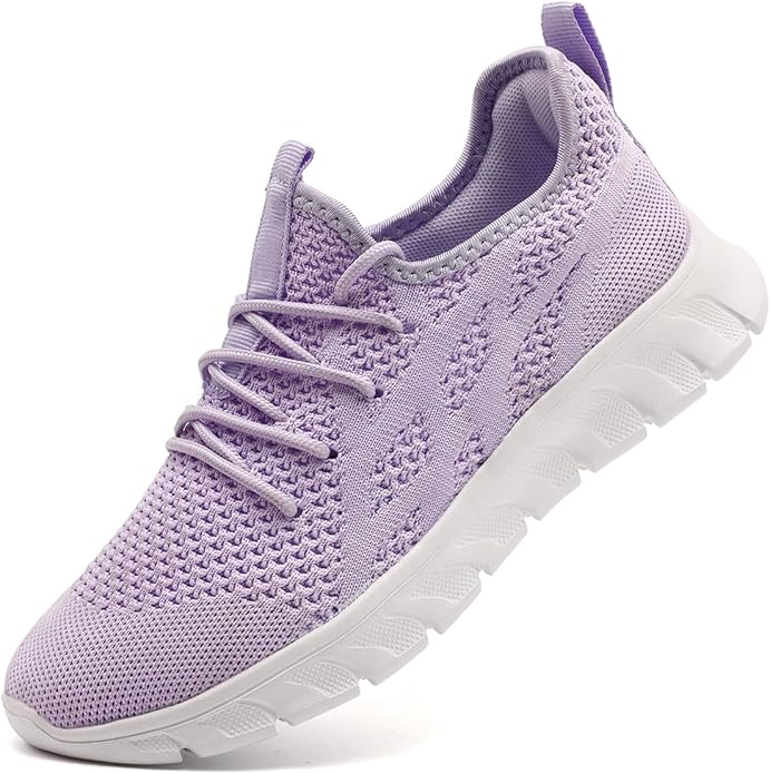 DLWKIPV Women's Running Shoes Lightweight Walking Sneakers Tennis Athletic Lace Up Gym Casual Fashion Fitness Sports Soft ...
