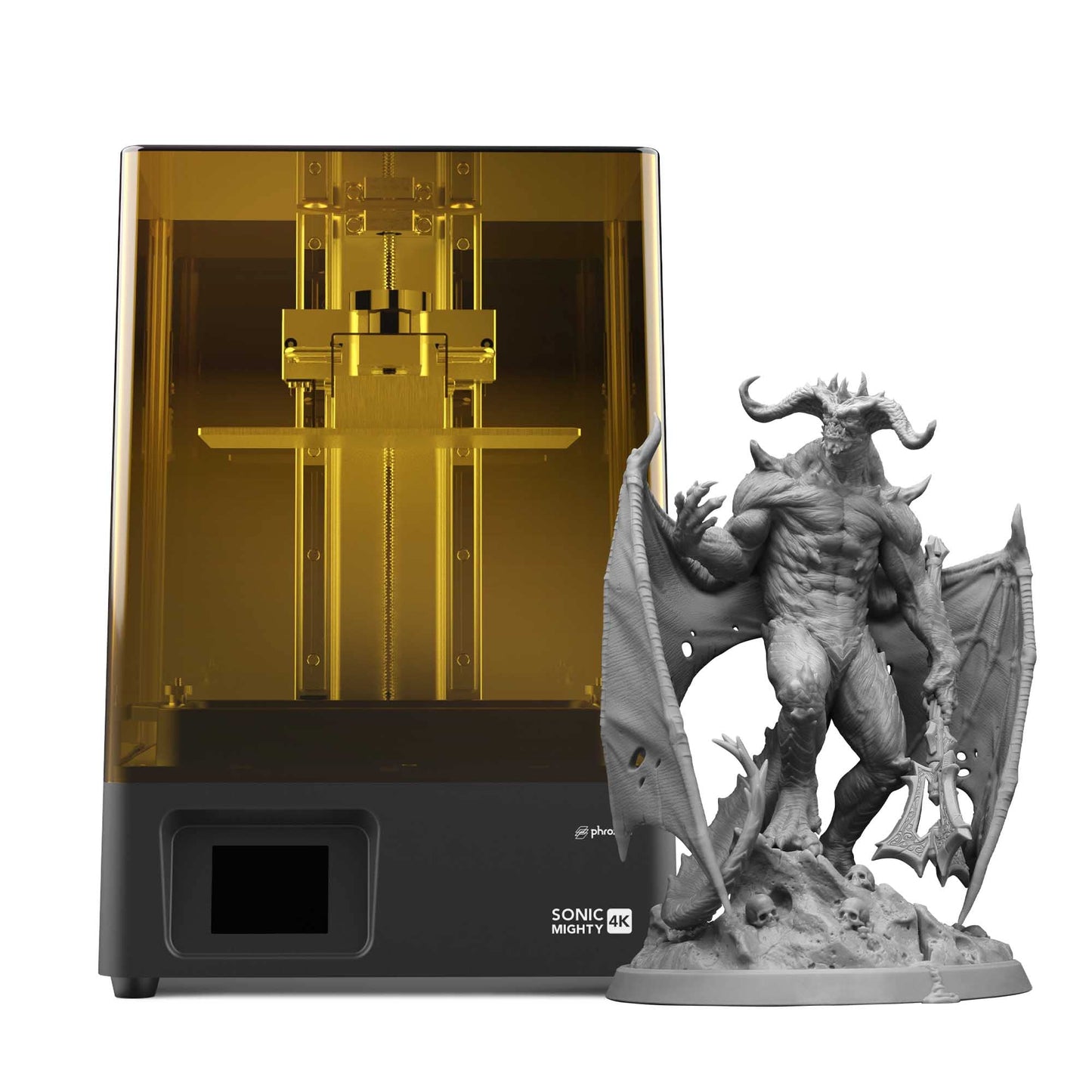 Phrozen Sonic Mighty 4K Lcd Resin 3D Printer, 9.3 Monochrome Lcd, Tabletop 3D Resin Printer With 52M Xy Resolution, 7.9 * 4.9 *