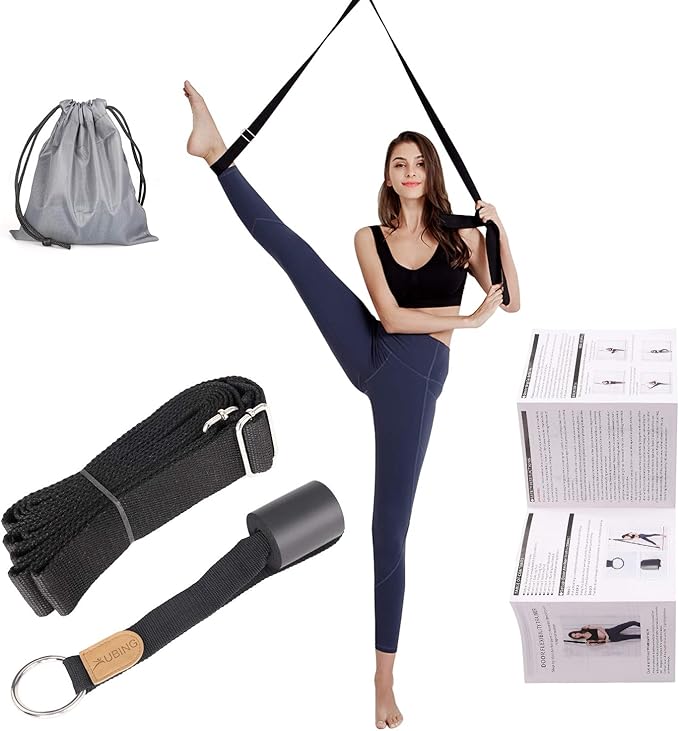 UBING Leg Stretcher, Door Flexibility Trainer, Over The Door Strech Strap for Flexibility, Splits Trainer for Dance Ballet...