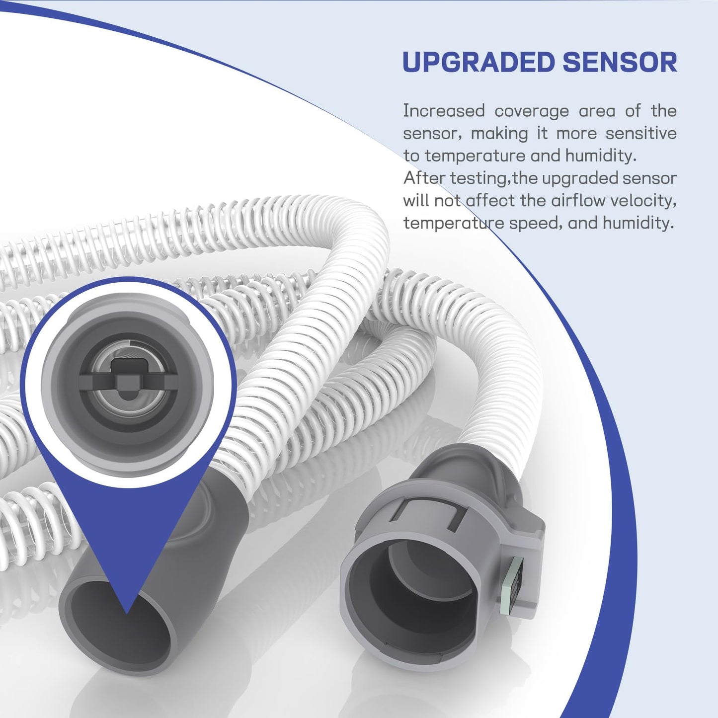 Replacement Heating Tube for Airsense 10 tubing, ClimateAir Line Hose with Rain Out Eliminated and Humidity Adjustment, Compatible with Airsense 10 & Aircurve 10 (S11 NOT COMPATIBLE)